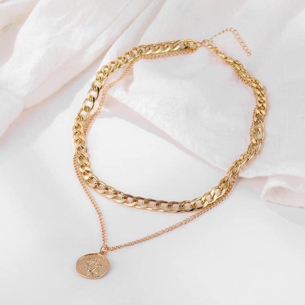 Double Gold Necklace 💝